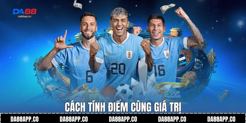 Cách tính điểm cùng giá trị